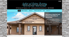 Desktop Screenshot of implantandsedationdentistry.com